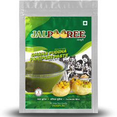 JALPOOREE Dhania Pudhina (Coriander Mint) Khatta Teekha (Sour & Spicy) Panipuri Ready to Mix Paste 100gm