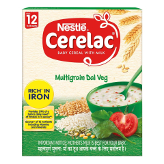Nestlé CERELAC Baby Cereal with Milk, Multigrain Dal Veg