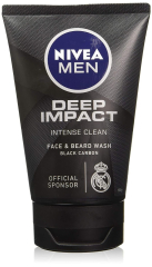  NIVEA Men Face Wash, Deep Impact Intense Clean, , 100 g