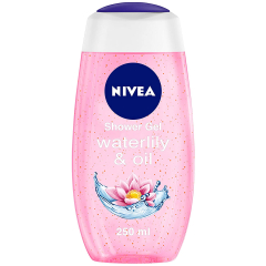 NIVEA Body Wash, Waterlily & Oil Shower Gel, 250 ml