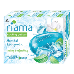 Fiama Cooling Gel Bar Menthol & Magnolia,125g Soap
