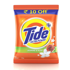  Tide Plus with Extra Power Jasmine and Rose Detergent Washing Powder - 1kg Pack