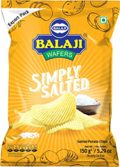 BALAJI SIMPLY SALTED CHIPS 150gm