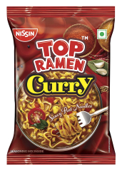 Nissin Top Ramen Noodles, Curry, 70g