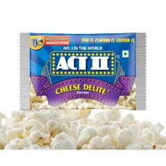 ACT II Microwave Popcorn - Cheese Delite Flavour, Snacks, 106 g