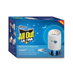 All Out Ultra Power+ Slider Mosquito Repellent Refill with Machine - 45ml