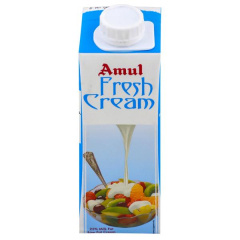 mul Fresh Cream - 25% Milk Fat Low Fat, 250 ml