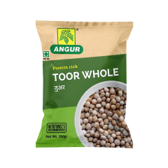Angur Toor Whole | Pigeon Peas Rich Source of Protein - 500g