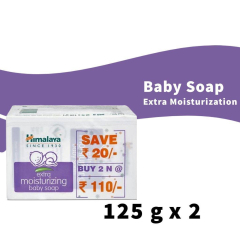 Himalaya Extra Moisturizing Baby Soap (125X2grams)