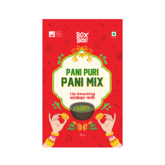 BoxBite Panipuri Pani Mix| 1 Liter Panipuri Pani Pack| 30 Gram Instant Mix 