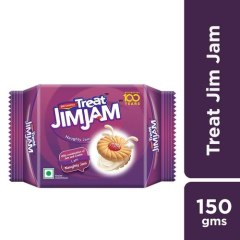 Britannia Treat Jim Jam Biscuits-150gm