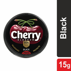 Cherry Blossom Black Shoe Polish 15 g