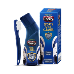 Cherry Blossom Sports Shoe Cleaner with Free Brush - 75ml | Cleans all Non-Leather Shoes in minutes