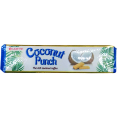 LOTTE COCONUT PUNCH - COCONUT FLAVOURED CHEWS 23GM