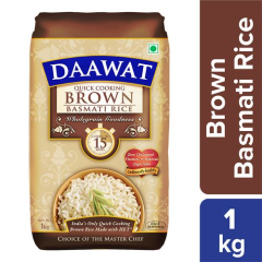 Dawat Brown Basmati Rice , 1kg POUCH