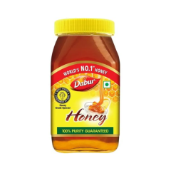 Dabur 100% Pure Honey - Worlds No.1 Honey Brand With No Sugar Adulteration, 500 g