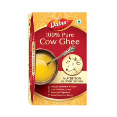  Dabur 100% Pure Daanedaar Cow Ghee with Rich Aroma | Naturally improves digestion and boosts immunity -1L