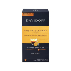 Davidoff Crema Elegant Lungo Harmonious & Aromatic Coffee Capsules , 55 g