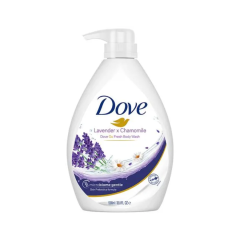 Dove Lavender & Chamomile Go Fresh Body Wash - With Relaxing Floral Scent, 1 L