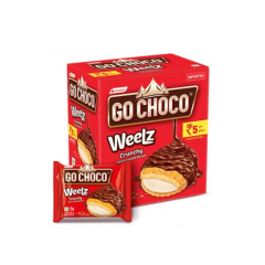 Mayora Go Choco Weelz Crunchy Choco Coated Biscuit