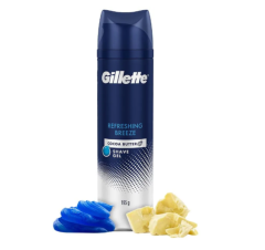 Gillette Refreshing Breeze Shaving Gel - Cocoa Butter, Soothes, Hydrates & Protects Skin, 195 g 