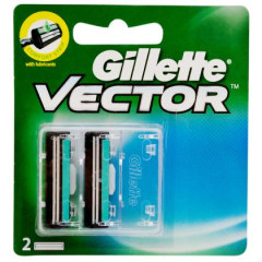 GILLETTE VECTOR+ BLADE 2PCS
