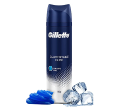 Gillette Comfortable Glide Shaving Gel - Triple Action Formula, Rich Lather, Refreshing, 195 g 