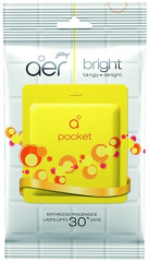 Godrej Aer Toilet Freshener - Pocket Bright Tangy Delight, 10g Pack