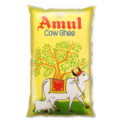 Amul Cow Ghee Pouch : 1 Litre