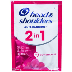 Head & Shoulders Smooth and Silky Shampoo, 9ml Sachet 