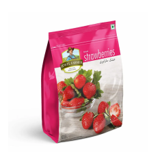 JEWEL FARMER Dried Strawberry Enriched with Vitamin C & Fiber, Nutritious & Exotic Dry Fruit Package (250 g)