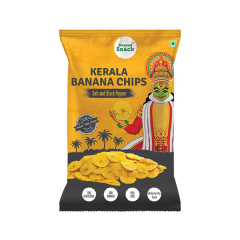 Kerala Banana Chips - Salt & Black Pepper, 75 g Pouch