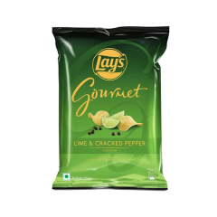 Lay's Gourmet Potato Chips - Lime & Cracked Pepper Flavour 36G