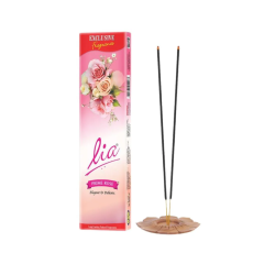 Lia Prime Rose Agarbatti For Daily Puja, Meditation, Yoga -Rose Fragrance, 90 g