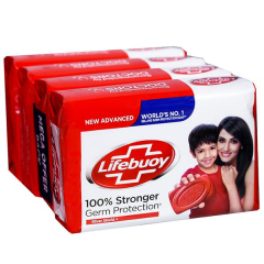 Lifebuoy new advanced Soap (125gX4)