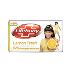 Lifebuoy Lemon Fresh Soap, 100% Stronger Germ Protection, 41 g