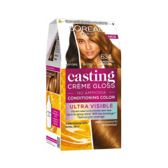 Loreal Paris Casting Creme Gloss Hair Color 634 Caramel Brown 100G+60ml