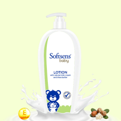 Softsens Baby Lotion , with Natural Milk Cream & Shea Butter ( 400 ml)