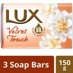 Lux Velvet Touch Soap 3 Pieces(150 gX3 )