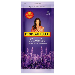 Mangaldeep French Lavender Zip Lock Premium Agarbati 106 pcs