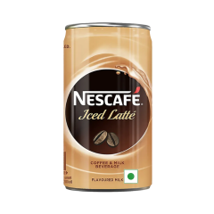 Nescafe Ready To Drink Iced Latte Cold Coffee - Flavoured Milk, 180 ml Can