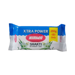 Nirma Shakti Detergent Cake - White, Xtra Power, 250 g
