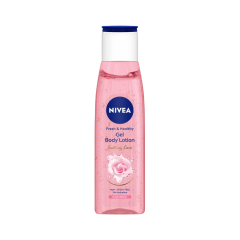 NIVEA Gel Body Lotion 75 ml, Rose, Refreshing Care For 24H Hydration, Non-Sticky