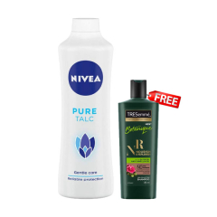 NIVEA PURE TACL 400GM+TRESemme nourish shampoo 185g free