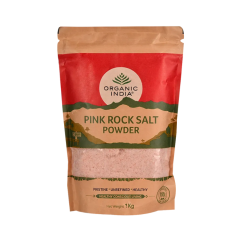 Organic India Pink Rock Salt Powder - Unrefined, Pristine, 1 kg