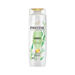 Pantene Bamboo Shampoo - Strong & Flexible, Advanced Hair Fall Solution, Protects Against Damages, 180 ml
