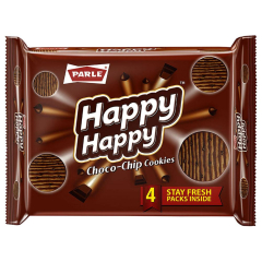 Parle Happy Happy Choco-Chip Cookies - Delicious & Crispy, 400 g