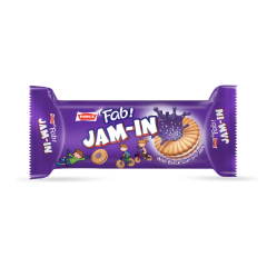 Fab Jam-In Black Currant Cream Sandwich Biscuits 55G