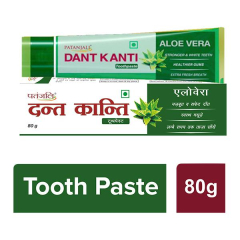 Patanjali Dant Kanti Tooth Paste - Aloevera Gel 80 gm