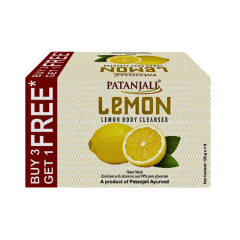 Patanjali Lemon Body Cleanser, 125 g (Buy 3 Get 1 Free*)